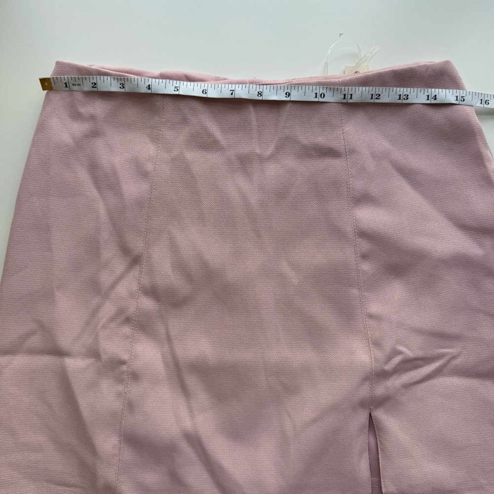 She and Sky Misty Pink Mini Skirt Size Medium - Picture 6 of 7